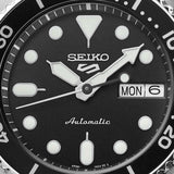 Seiko 5 Sports SKX Automatic Black Dial Silver Steel Strap Watch For Men - SRPK29K1 Buy Now By Seiko