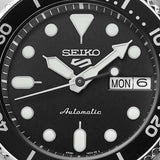 Seiko 5 Sports SKX Automatic Black Dial Silver Steel Strap Watch For Men - SRPK29K1 Buy Now By Seiko