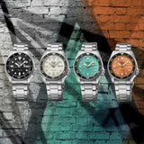 Seiko 5 Sports SKX Midi Automatic Teal Dial Silver Steel Strap Watch For Men - SRPK33K1 Buy Now By Seiko