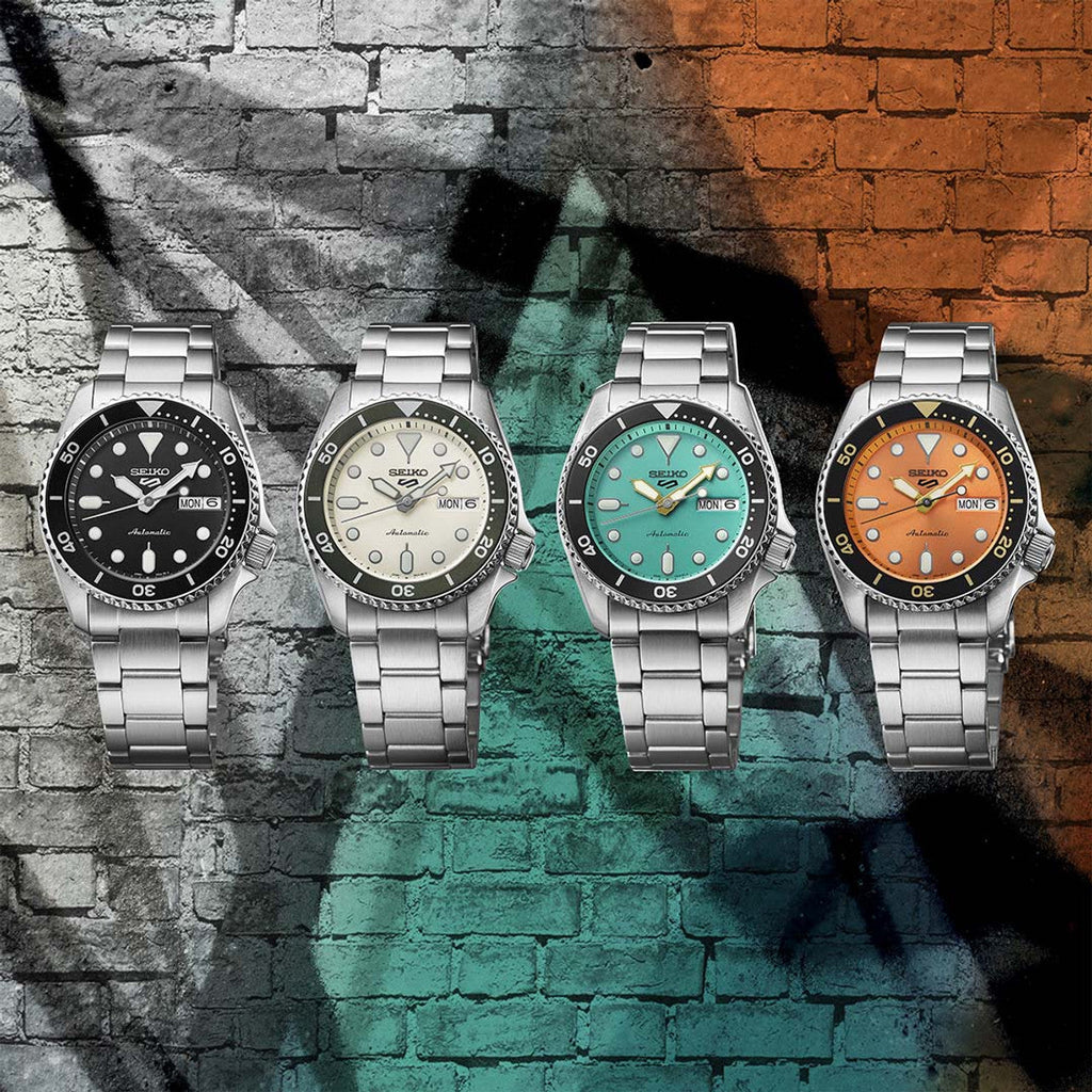 Seiko 5 Sports SKX Automatic Black Dial Silver Steel Strap Watch For Men - SRPK29K1 Buy Now By Seiko