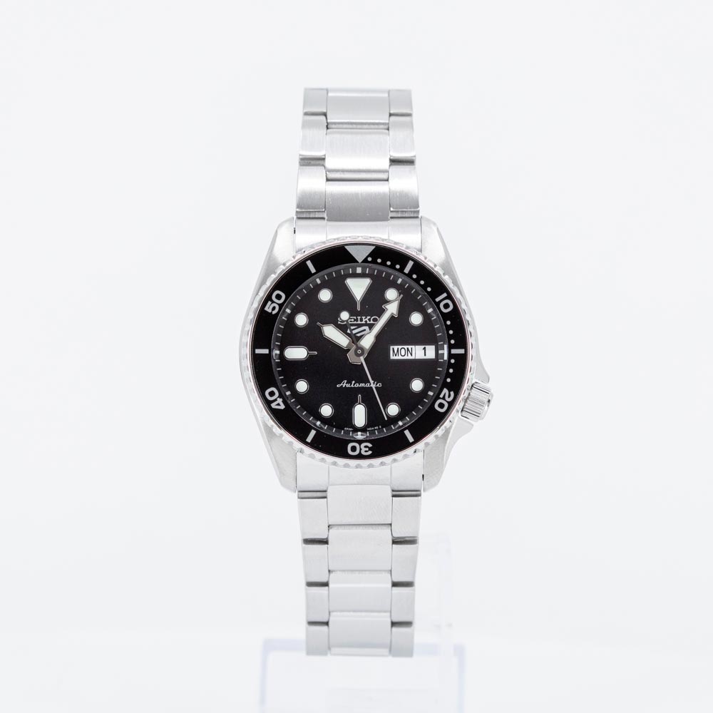 Seiko 5 Sports SKX Automatic Black Dial Silver Steel Strap Watch For Men - SRPK29K1 Buy Now By Seiko