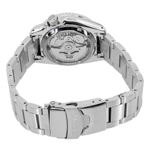 Seiko 5 Sports SKX Midi Automatic Teal Dial Silver Steel Strap Watch For Men - SRPK33K1 Buy Now By Seiko