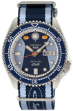 Seiko 5 Sports Honda Super Cub Limited Edition Blue Dial Two Tone NATO Strap Watch For Men - SRPK37K1 Buy Now By Seiko