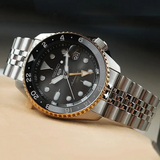 Seiko 5 Sports GMT US Special Edition Automatic Grey Dial Silver Steel Strap Watch For Men - SSK021K1 Buy Now By Seiko