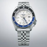 Seiko 5 Sports SKX GMT Automatic Sky Blue Dial Silver Steel Strap Watch For Men - SSK033K1 Buy Now By Seiko