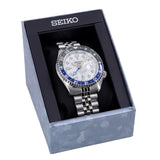 Seiko 5 Sports SKX GMT Automatic Sky Blue Dial Silver Steel Strap Watch For Men - SSK033K1 Buy Now By Seiko