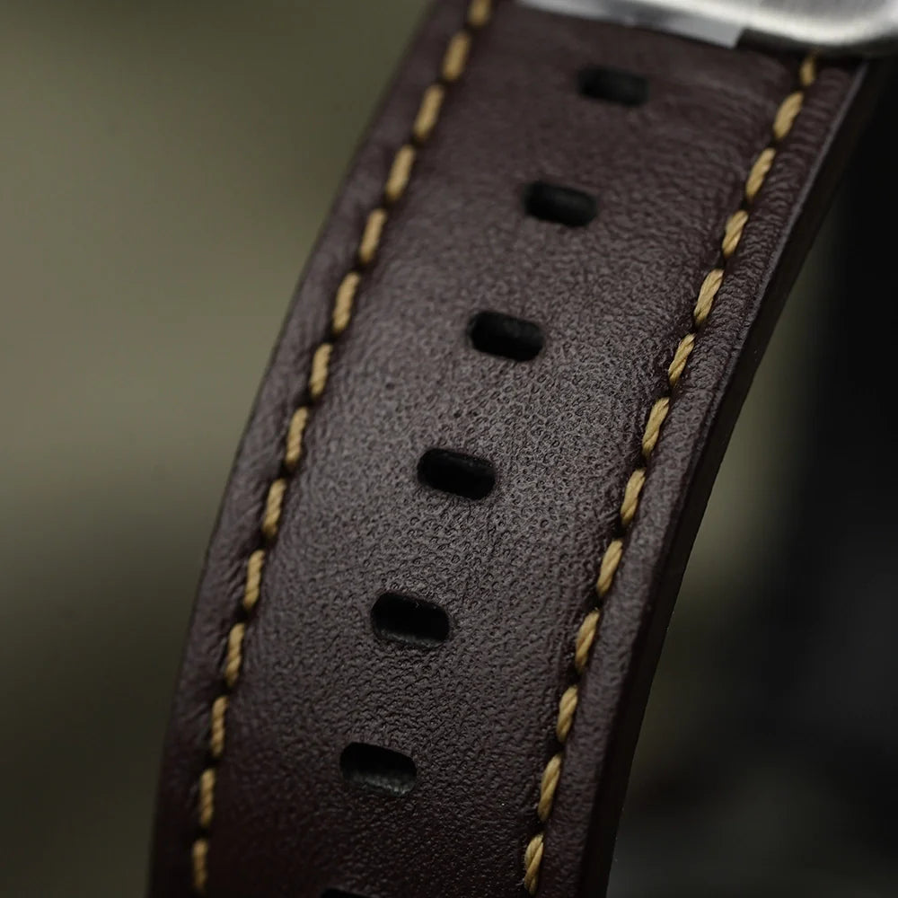 Seiko 5 Sports SKX GMT Automatic Mocha Black Dial Brown Leather Strap Watch For Men - SSK036K1 Buy Now By Seiko