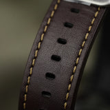 Seiko 5 Sports SKX GMT Automatic Mocha Black Dial Brown Leather Strap Watch For Men - SSK036K1 Buy Now By Seiko