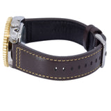 Seiko 5 Sports SKX GMT Automatic Mocha Black Dial Brown Leather Strap Watch For Men - SSK036K1 Buy Now By Seiko