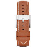 Fossil Grant Chronograph Blue Dial Brown Leather Strap Watch for Men - FS5184 Buy Now By Fossil