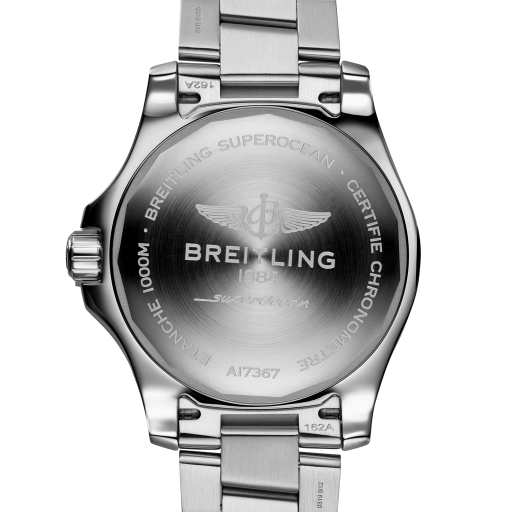 Breitling Superocean Automatic 44mm Yellow Dial Silver Steel Strap Watch for Men - A17375211/1A1 Buy Now By Breitling