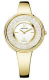 Swarovski Crystalline Bracelet White Dial Gold Steel Strap Watch for Women - 5269253 Buy Now By Swarovski