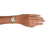 Swarovski Octea Nova Analog Gold Dial Gold Mesh Strap Watch for Women - 5649993 Buy Now By Swarovski