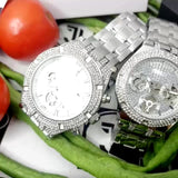 Guess Multi Function Diamonds Silver Dial Silver Steel Strap Watch For Men - GW0455G1 Buy Now By Guess