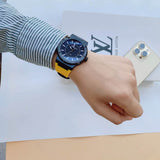 Salvatore Ferragamo F-80 Classic Black Dial Yellow Rubber Strap Watch for Men - SFHY01522 Buy Now By Salvatore Ferragamo