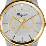 Salvatore Ferragamo Sapphire Silver Dial Two Tone Steel Strap Watch for Men - SFHP00520 Buy Now By Salvatore Ferragamo