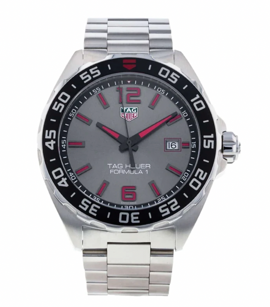 Tag Heuer Formula 1 Quartz Anthracite Dial Silver Steel Strap Watch for Men - WAZ1018.BA0842 Buy Now By Tag Heuer