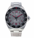 Tag Heuer Formula 1 Quartz Anthracite Dial Silver Steel Strap Watch for Men - WAZ1018.BA0842 Buy Now By Tag Heuer