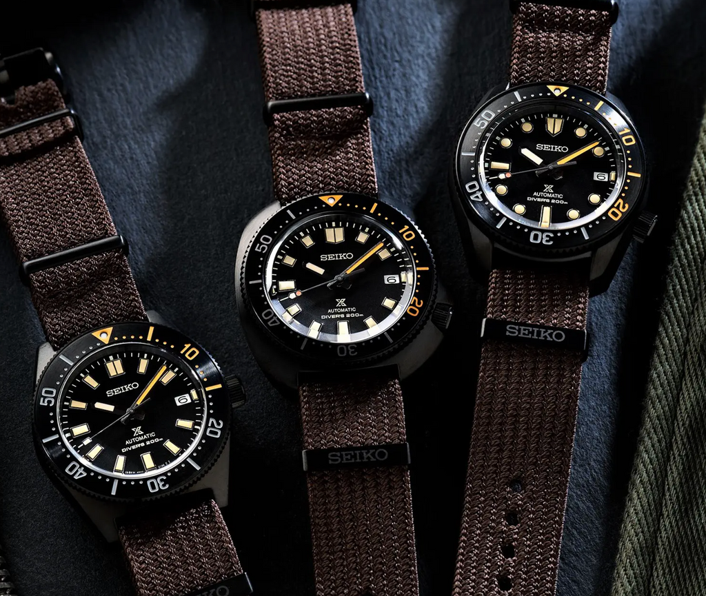 Seiko Prospex Black Series 1965 Limited Edition Black Dial Brown NATO Strap Watch For Men - SPB253J1 Buy Now By Seiko