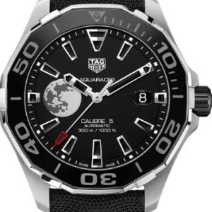 Tag Heuer Aquaracer Moon Black Dial Watch for Men - WAY201J.FC6370 Buy Now By Tag Heuer