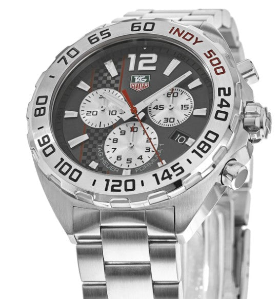 Tag Heuer Formula 1 Chronograph Grey Dial Silver Steel Strap Watch for Men - CAZ1114.BA0877 Buy Now By Tag Heuer