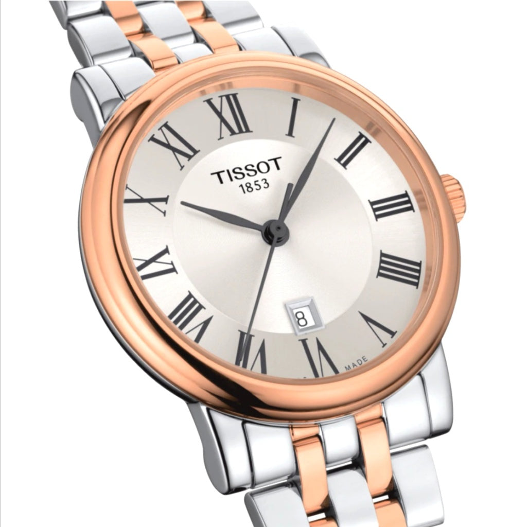 Tissot Carson Premium White Dial Two Tone Steel Strap Watch For Men - T122.410.22.033.00 Buy Now By Tissot