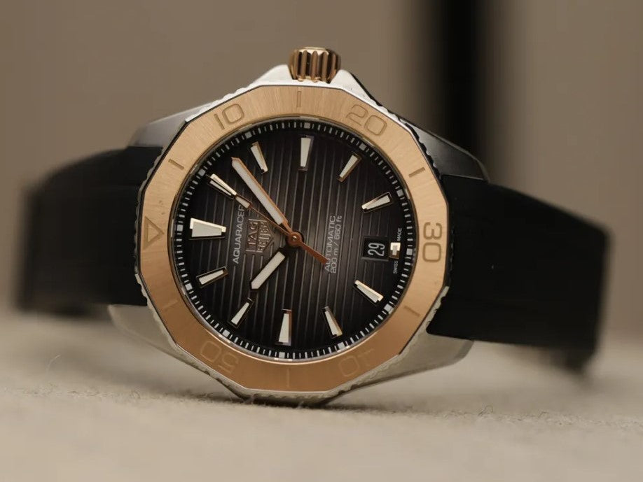 Tag Heuer Aquaracer Professional 200 Automatic Black Dial Black Rubber Strap Watch for Men - WBP2151.FT6199 Buy Now By Tag Heuer