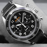 Tag Heuer Autavia Chronometer Flyback Automatic Chronograph Black Dial Black Leather Strap Watch for Men - CBE511A.FC8279 Buy Now By Tag Heuer