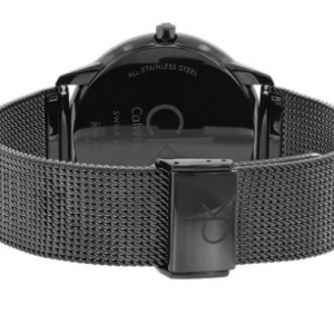 Calvin Klein Minimal Black Dial Black Mesh Bracelet Watch for Women - K3M524B1 Buy Now By Calvin Klein