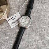 Coach Boyfriend Silver Dial Black Leather Strap Watch for Women - 14503152 Buy Now By Coach