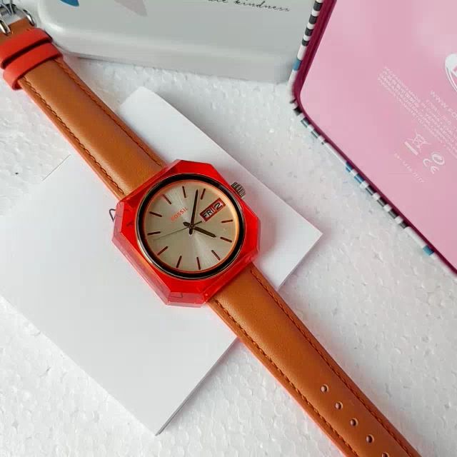 Fossil Candy White Dial Brown Leather Strap Watch for Women - ES3537 Buy Now By Fossil