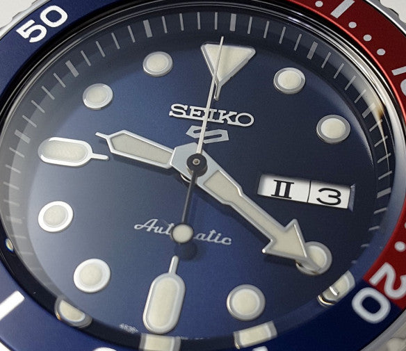 Seiko 5 Sports Automatic Blue Dial Silver Steel Strap Watch For Men - SRPD53K1 Buy Now By Seiko