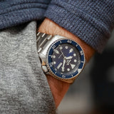 Seiko 5 Sports Automatic Analog Blue Dial Silver Steel Strap Watch For Men - SRPD51K1 Buy Now By Seiko