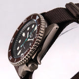 Seiko 5 Sport Automatic Brown Dial Brown Nylon Strap Watch For Men - SRPD85K1 Buy Now By Seiko