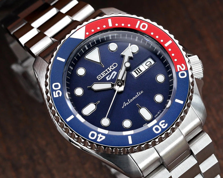 Seiko 5 Sports Automatic Blue Dial Silver Steel Strap Watch For Men - SRPD53K1 Buy Now By Seiko