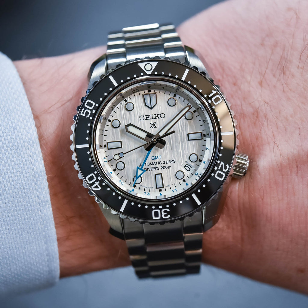 Seiko Prospex Sea Arctic Ocean GMT Limited Edition Silver Dial Silver Steel Strap Watch For Men - SPB439J1 Buy Now By Seiko