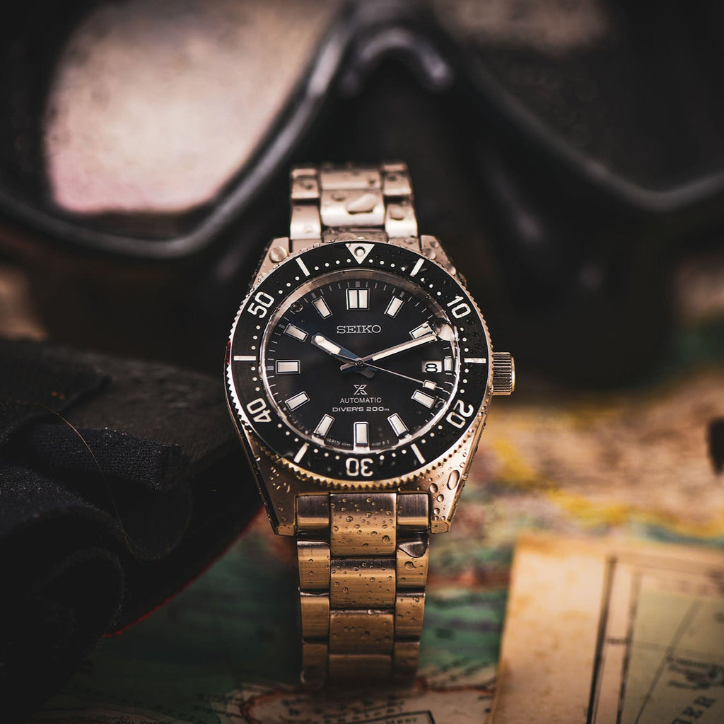 Seiko Prospex 1965 Modern Re Interpretation Automatic Black Dial Silver Steel Strap Watch For Men - SPB143J1 Buy Now By Seiko