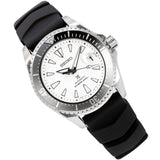 Seiko Shogun Prospex Titanium Divers Automatic White Dial Black Rubber Strap Watch For Men - SPB191J1 Buy Now By Seiko