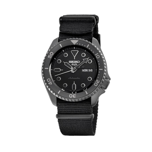Seiko 5 Sports Automatic Black Dial Black NATO Strap Watch For Men - SRPD79K1 Buy Now By Seiko