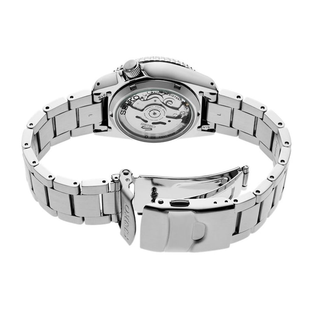 Seiko 5 Sports SKX Midi Automatic Teal Dial Silver Steel Strap Watch For Men - SRPK33K1 Buy Now By Seiko