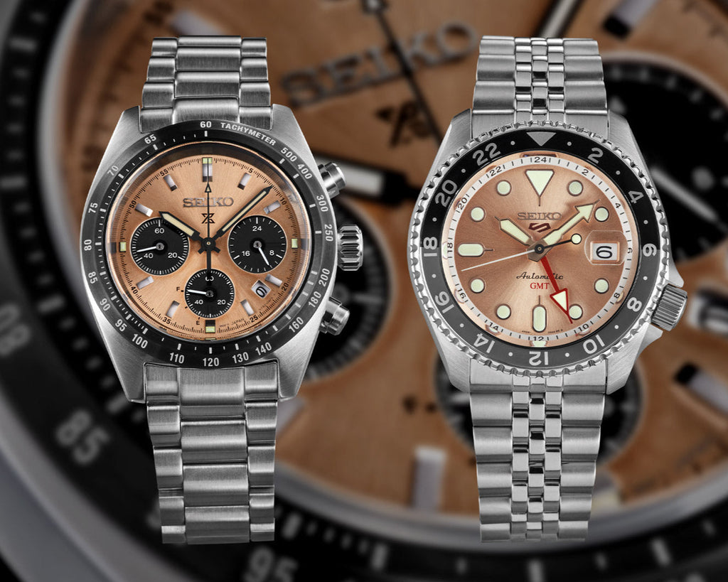 Seiko 5 Sports GMT Thong Sia Limited Edition Brown Dial Silver Steel Strap Watch for Men - SSK043K1 Buy Now By Seiko