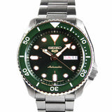 Seiko 5 Sports Automatic Analog Green Dial Silver Steel Strap Watch For Men - SRPD63K1 Buy Now By Seiko