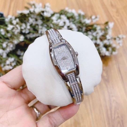 Bulova Crystal Collection Silver Dial Silver Steel Strap Watch for Women - 96L235 Buy Now By Bulova