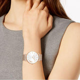 Coach Perry White Rose Gold Mesh Bracelet Watch for Women - 14503126 Buy Now By Coach