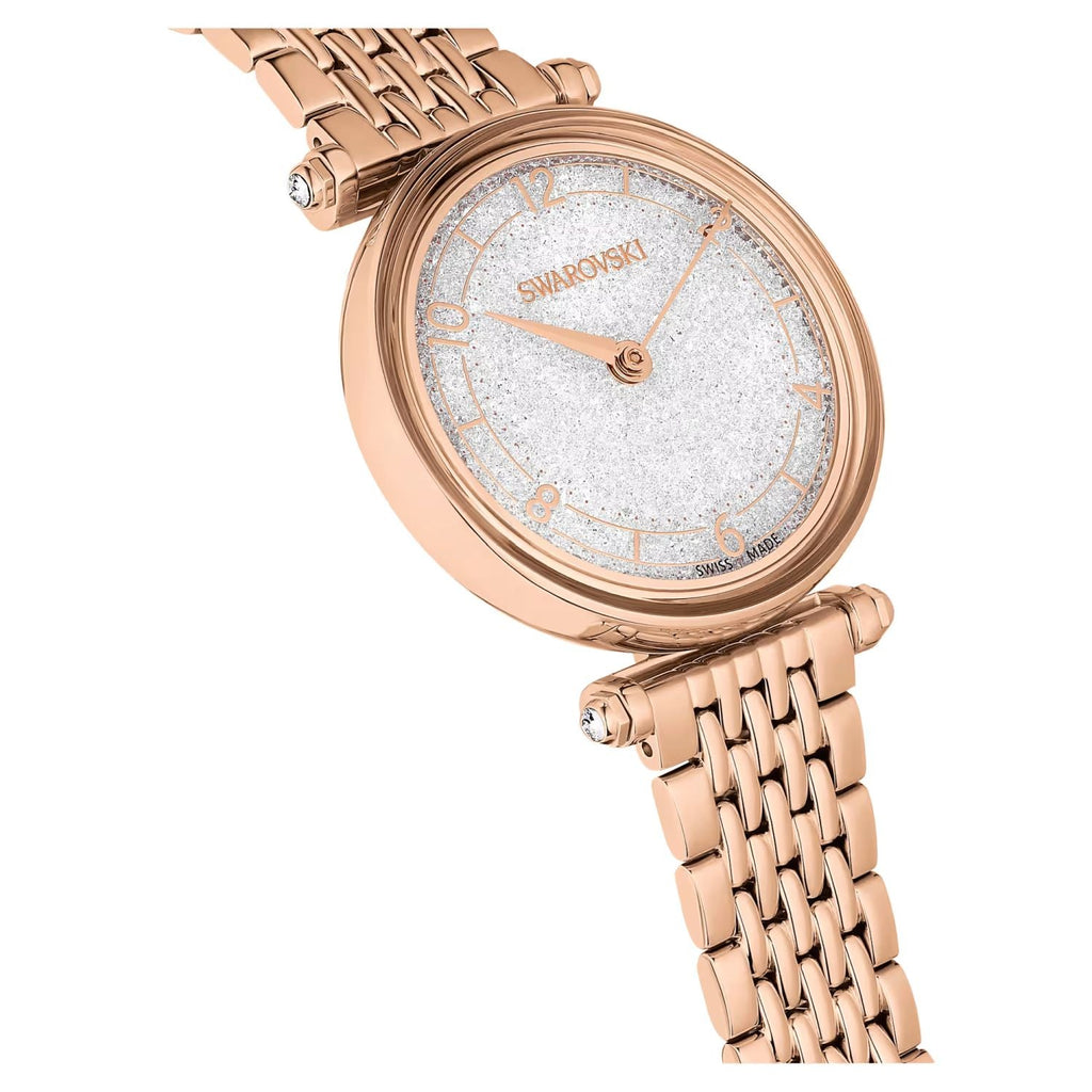 Swarovski Crystalline Wonder Silver Dial Rose Gold Steel Strap Watch for Women - 5656911 Buy Now By Swarovski