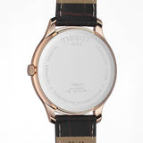 Tissot T Classic Tradition Silver Dial Brown Leather Strap Watch For Men - T063.610.36.038.00 Buy Now By Tissot