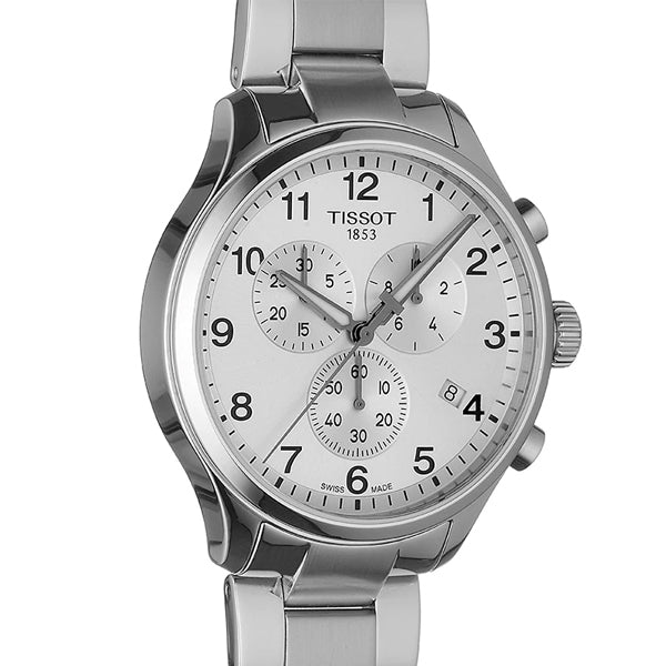Tissot Chrono XL Classic Silver Dial Silver Steel Strap Watch For Men - T116.617.11.037.00 Buy Now By Tissot