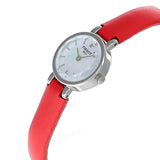 Tissot Lovely Round Mother of Pearl Dial Red Leather Strap Watch for Women - T140.009.16.111.00 Buy Now By Tissot