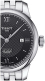 Tissot Le Locle Automatic Lady Black Dial Silver Steel Strap Watch For Women - T006.207.11.058.00 Buy Now By Tissot