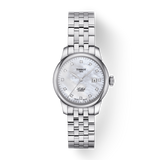 Tissot Le Locle Automatic Diamonds Mother of Pearl Dial Silver Steel Strap Watch For Women - T006.207.11.116.00 Buy Now By Tissot